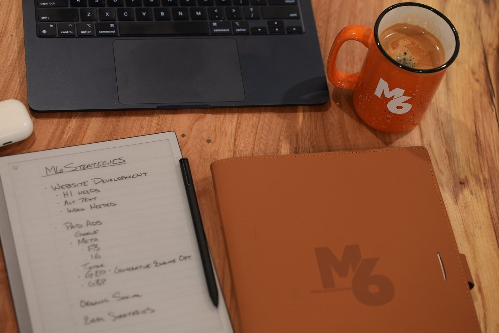 M6 Marketing team working on faith-aligned Catholic marketing strategy and content