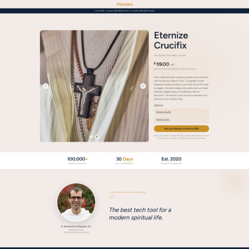 Young landing page